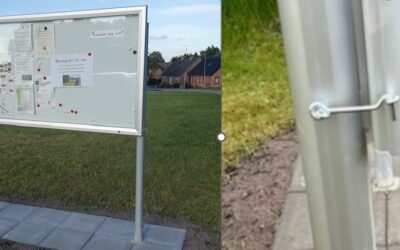 Byens opslagstavle har fået krog