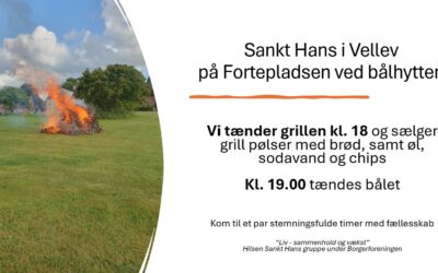 Sankt Hans aften tirsdag den 23. juni